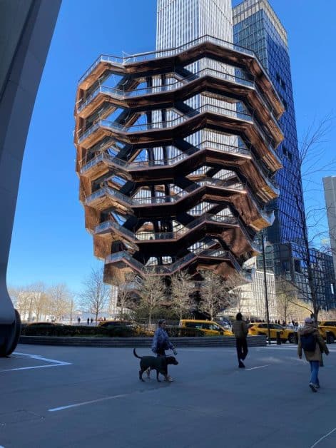 A super unique structure built along the High Line trail in New York City.